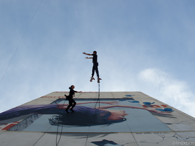 Dansa vertical sobre Graffiti, Ateneu Popular de 9 Barris
